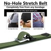 MOZETO Elastic Stretch Belt Width 3.3 cm, Fabric Belt Stretch