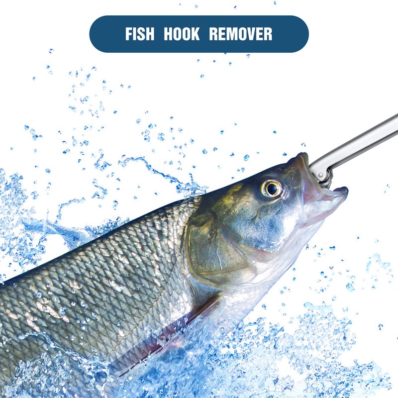 2 Removedores de Anzuelos de Acero Inoxidable Extractor de Pesca
