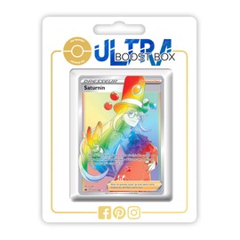 my-booster SWSH06-FR24-UB-211 Saturnin (Saverio) 211/198 Secret Rainbow Trainer, Ultraboost X Epée et Bouclier 6 Règne de Glace, Box of 10 French Pokémon Cards