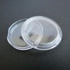 zalati Coin Holder Capsules 100pcs Round Plastic Coin Container Storage