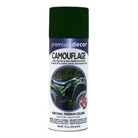 General Paint & Manufacturing PDS-181 Premium Decor Camouflage Enamel Spray Paint with 360-Degree Spray Tip, Forest Green