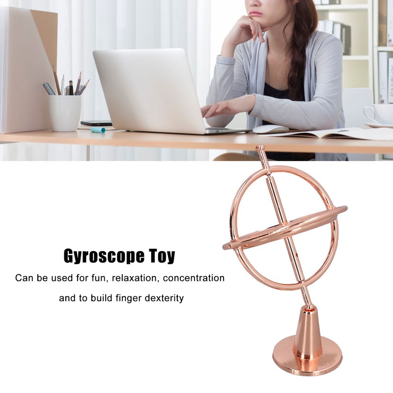 Alloy Gyroscope Toy Balance Relaxing Multi Functional Decompression Finger Gyroscope