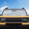 PDKLIN for Bronco Sport Windshield Sun Shade American Flag for