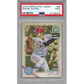 2018 Topps Gypsy Queen Baseball #89 Shohei Ohtani Rookie Card Graded PSA 9 Mint