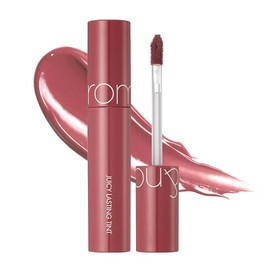 rom&nd Juicy Lasting Tint #18 Mulled Peach - K-Beauty Glossy Lip Stain | Hydrating, Long-Lasting, Non-Sticky Syrupy Finish | Natural Fruit-Inspired Co