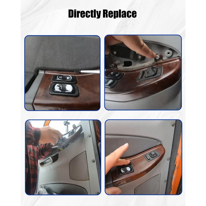HUQUZN Window Switch Right Passenger Side Fit for Peterbilt, Master