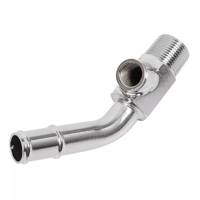 Hot Water Radiator Coolant Temp Sensor Elbow Connector Tube Replace