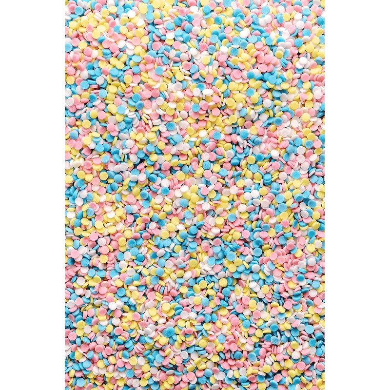 SPRINKLY - Matt Sugar Confetti - Pink, White, Yellow &