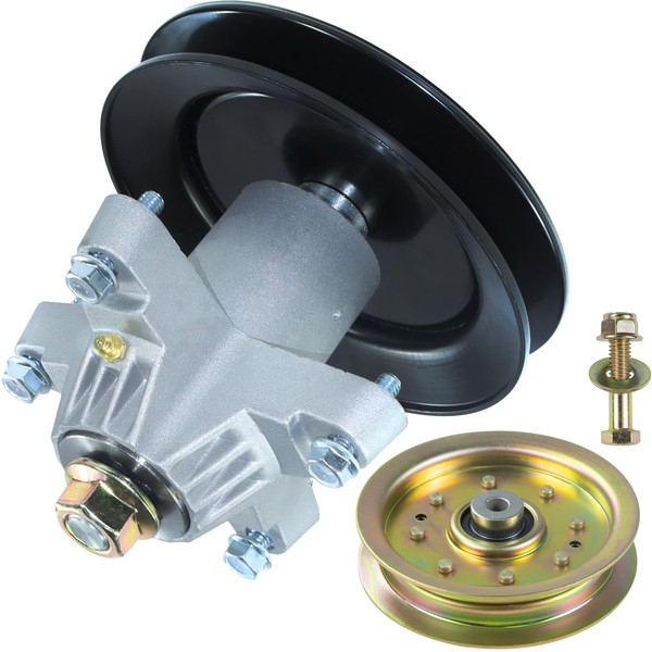 Lawneagle 918-04456B Spindle Assembly with 756-04129B Idler Pulley Replaces 918-04456