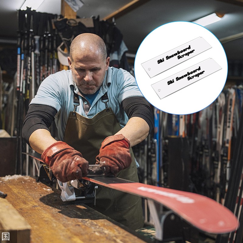 3 Pcs Snowboard Wax Plastic Scraper- Ski Wax Scraper- Ski