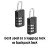 Master Lock 646T Candado para Equipaje de Combinación Reprogramable a