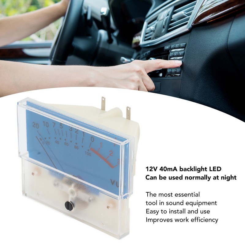 VU Meter Header 12V High Accuracy Sound DB Level Header