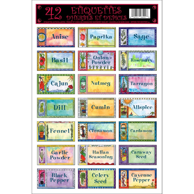 Herb &Spice Labels