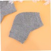 IWOWHERO 2 Pairs Gel Heel Protector Socks for Men and