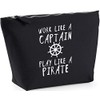 Hippowarehouse Work like a captain play like a pirate printed