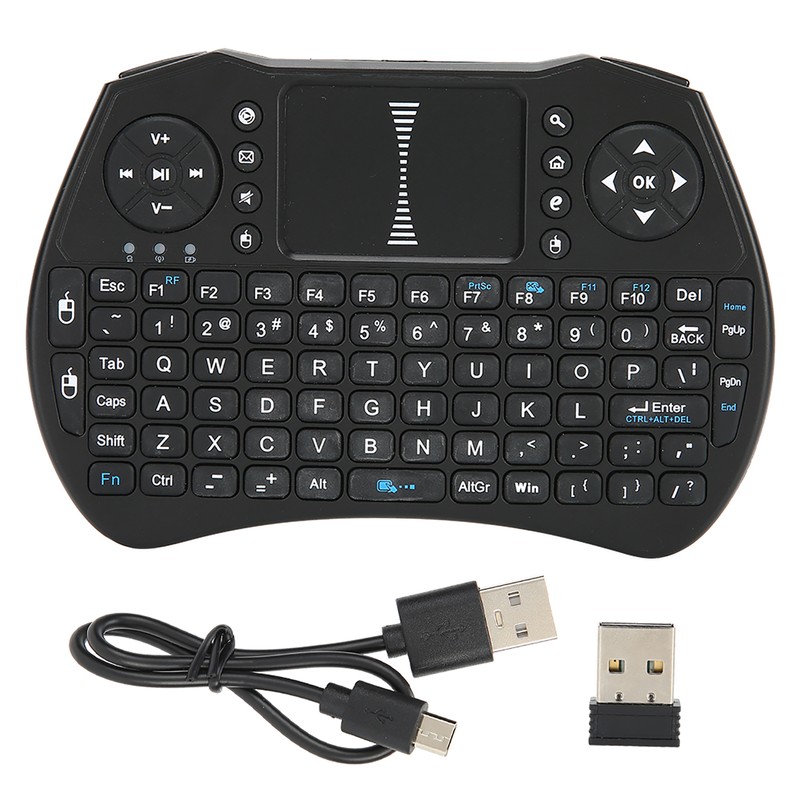 Mini Wireless Keyboard Remote 2.4GHz USB Reciver QWERTY for Android