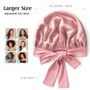 YFONG- Gorro de seda morera 100% 22 momme para dormir