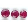 Unbranded RUBY ROUND CUT PINKISH RED PAKISTAN 11mm 4 CT