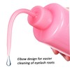 Healeved 2pcs Eyelash Cleaning Bottles Nozzle Portable Squeeze Water Bottles