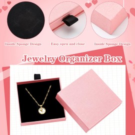 3 Pcs Jewelry Gift Boxes Necklace Earring Bracelet Drawer Gift Box Kraft Jewellery Box For Christmas Birthday Wedding Anniversaries Present
