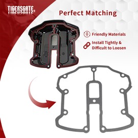 M8 Rocker Box Cover Gaskets Kit Designed for 2017-later Harley Milwaukee-Eight M8 Touring Softail Bikes, 2 Pcs
