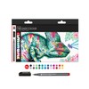 Graphix Fineline Pens Set 24 Assorted Colours