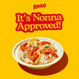 RAGÚ Roasted Garlic Parmesan Pasta Sauce, Made with Real Cheese, 22 oz (Pack of 6)