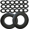 M10 Black Stainless Steel Form A Washers Blackened Washer (pack