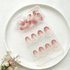 48 Piezas Uñas Press On,Uñas Postizas De Cortas Largas De