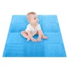 10pcs Plush Puzzle Floor Foam Mat Tiles Fluffy Cuttable Anti
