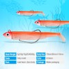 DONQL Rubber Fish with Jig Head Selectable 9 cm 25