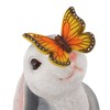 Bunny Outdoor Garden Statues Resin 600mAh Warm Light Rabbit with