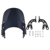 Motorcycle Windshield Windscreen Noise Reduction Protective Wind Deflector for Interceptor