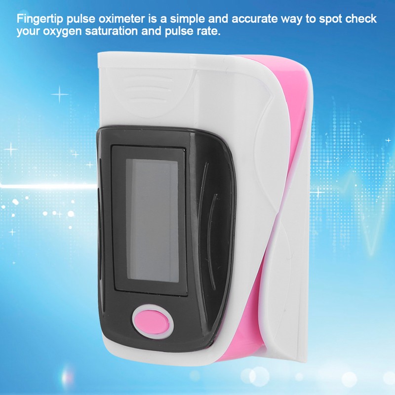 Finger Clip Oxygen Saturation Monitor Heart Rate Meter Blood Oxygen