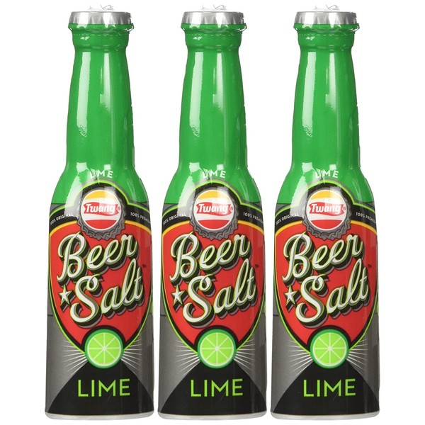 Twang Lime Flavored Beer Salt 1.4oz Bottles 3-pack