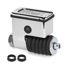 Atesilor 11/16" Rear Brake Master Cylinder Assembly with Nut Compatible with Harley-Davidson Dyna Low Rider/Super Glide/Wide Glide 1991-2005, Replace 42474-90A 45210