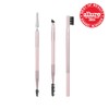 REAL TECHNIQUES, Kit de Brochas para Cejas, Incluye 3 Herramientas