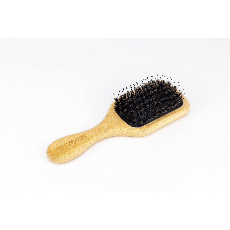 Ecowood Cepillo de Bambú para Todo Tipo de Cabello con