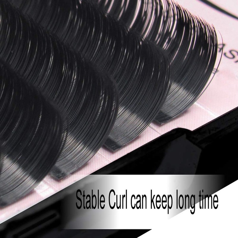 Individual Eyelashes for Eyelash Extension 03/05/07/10/15/20 Thickness C/D Curl Single