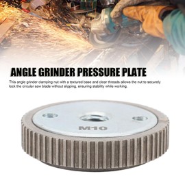 Angle Grinder Pressure Plate, M10 Quick Release Nut for Angle Grinder, Multifunctional Angle Grinder, Quick Release Nut Made of Alloy Steel