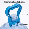2 Pack Blue 5 Gallon Water Jug Handle, Ergonomic Non-Slip