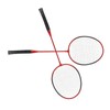 LEIJIAER Badminton Racket Offensive Iron Alloy Lightweight Comfortable Grip Sports