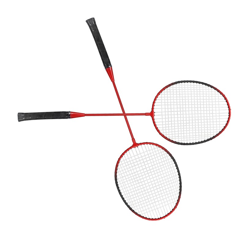 LEIJIAER Badminton Racket Offensive Iron Alloy Lightweight Comfortable Grip Sports