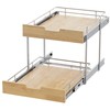 Sikarou Pull Out Cabinet Organizer,Heavy-Duty Slide Out Shelf, Wood And