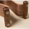 IQ Labs Gaming Headphone Stand Wooden Headest Hanger/Holder/Mount Omega Walnut