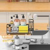 Ahonnpely Large Family-Sized Sponge Holder for Kitchen Sink Organizer -