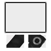 Projector Screen Movie Screen Home Theater 4:3 72" Portable Wall