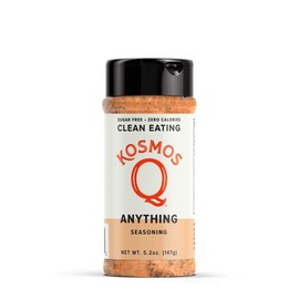 Kosmos Q Anything Seasoning | All-Purpose Spice Mix | All-Natural Cooking Herbs & Spices | Paleo & Keto Diet Friendly Blend | Sugar-Free | Zero Calories | 5.2 oz. Shaker Bottle…