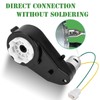 2Pcs 12V Powered Wheels Motor Upgrade Gearbox Electric Motor 12V