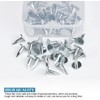oumuik 100pcs Roofing Nails Felt Clout Nails for Wood Sheds